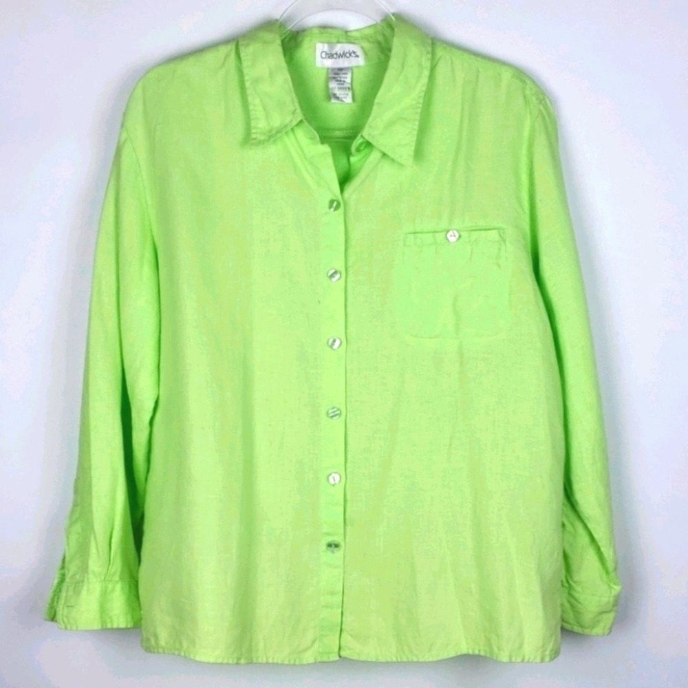 Chadwick's linen blouse. size 14p
